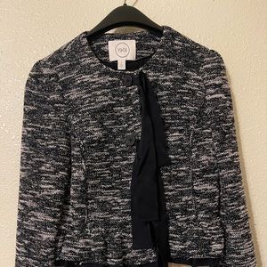 1901 Bow Front Crop Tweed Business Casual ‎ Jacket